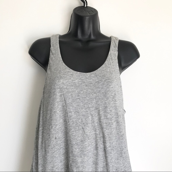CLU Puffball Balloon Bubble Gray Tank Dress S - Picture 2 of 12